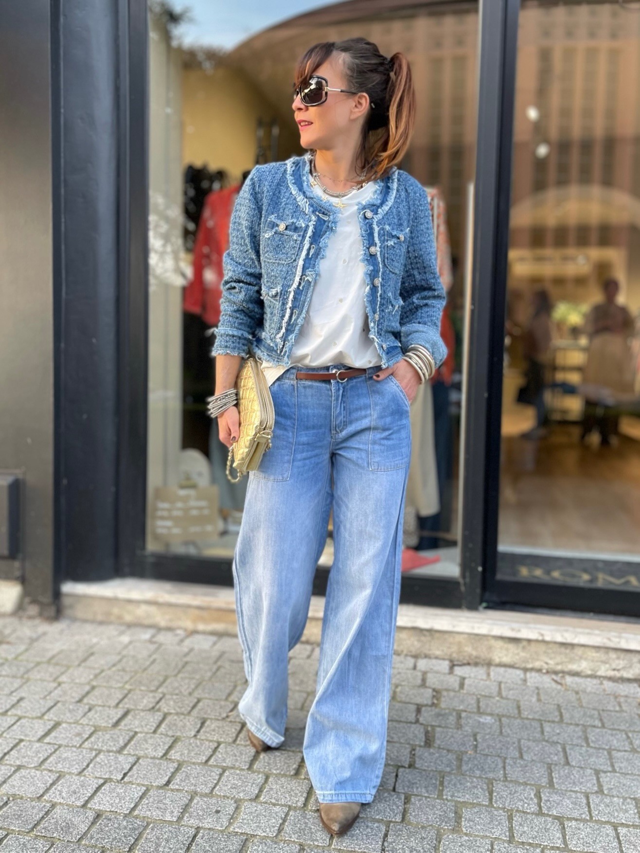 Veste couture denim