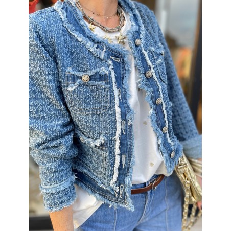 Veste couture denim