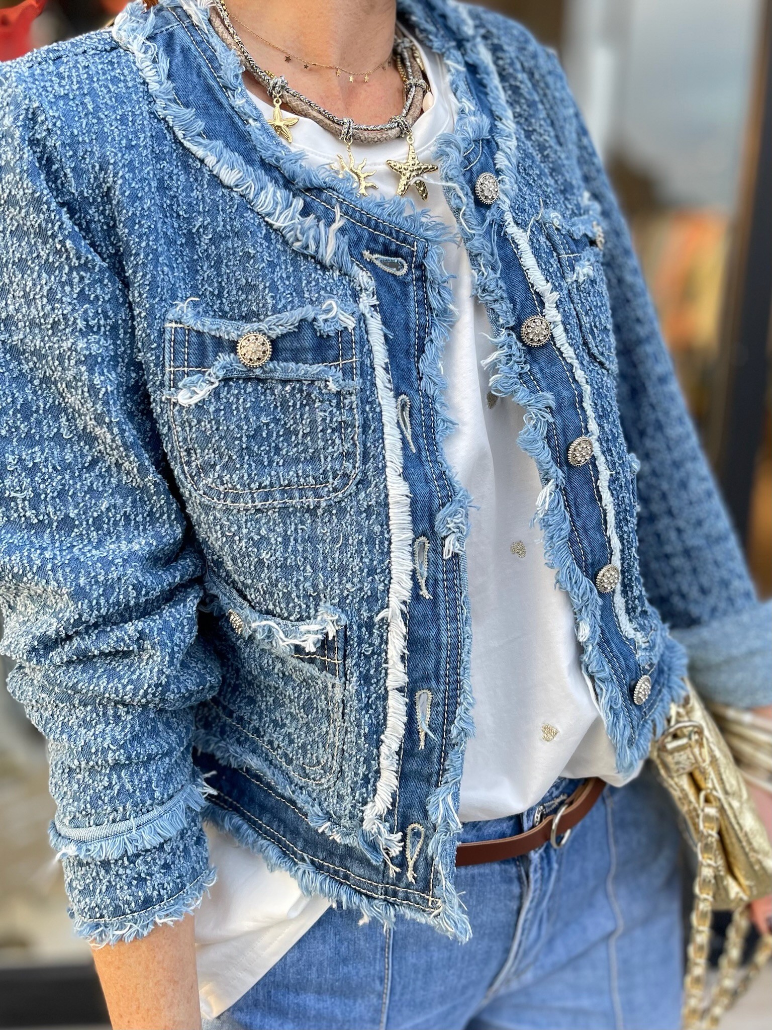 Veste couture denim