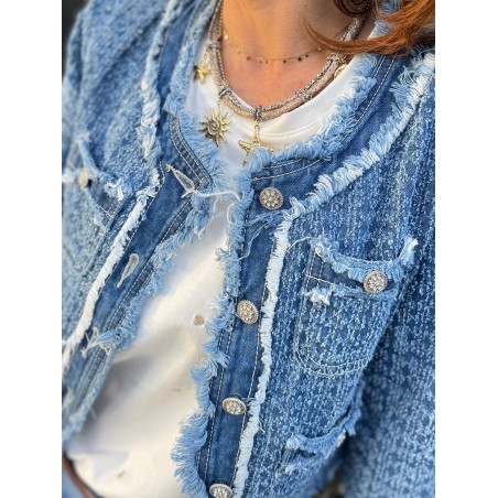 Veste couture denim