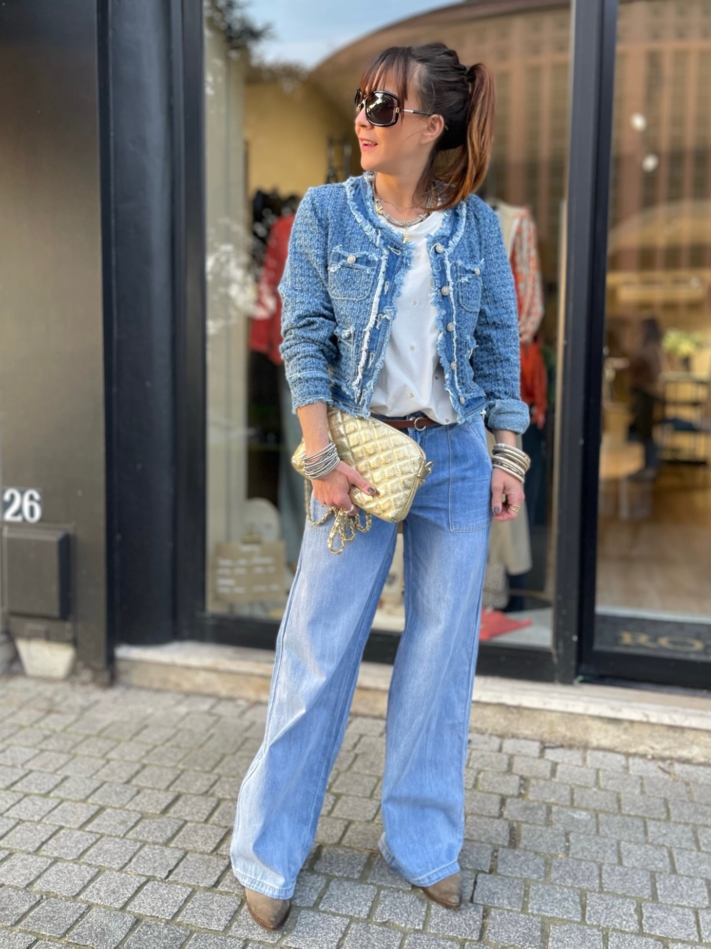 Veste couture denim